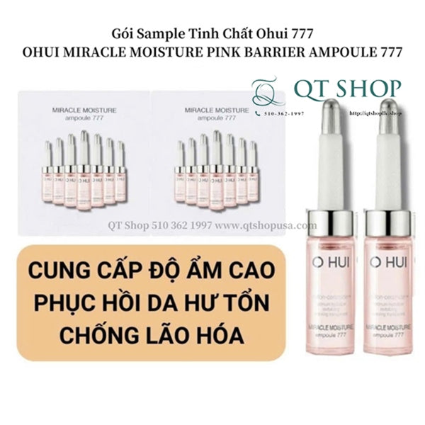 OHUI - Sample Tinh chất Ohui 777 - 1mlx60 gói - EXP 202710