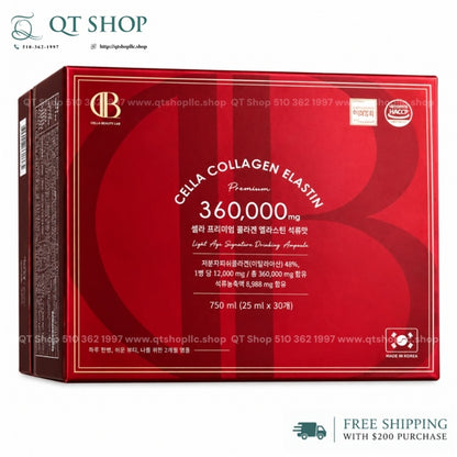 CELLA - Collagen Premium 360.000mg - Vị Lựu - 30 lọ x 25ml - EXP 202810