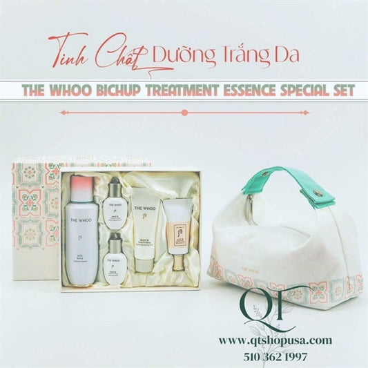 THE WHOO BICHUP - Set Tinh Chất First Care Bichop Treatment Essence - 130ml - Tặng túi - EXP 202810