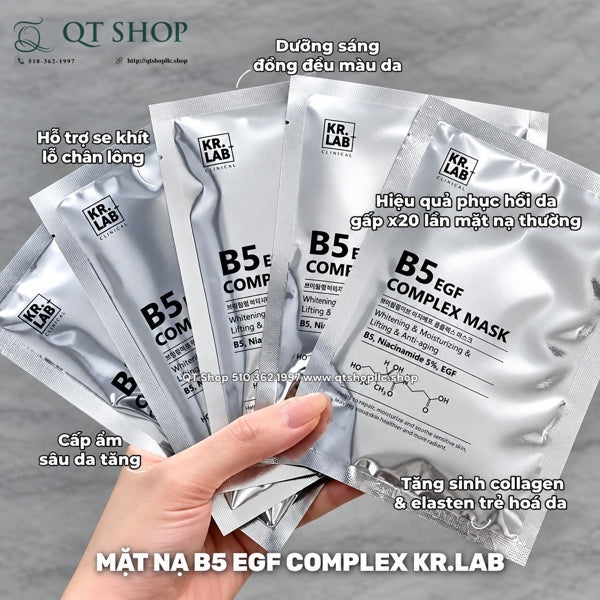 KR.LAB - Mặt Nạ B5 EGF Complex Mask - Combo 10 miếng