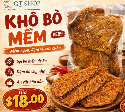 Khô Bò Mềm - 250gr - Cay