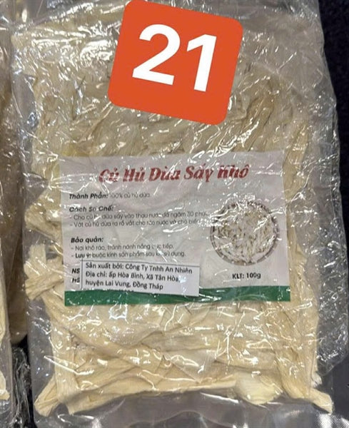 Củ Hủ Dừa Sấy Khô 100gr