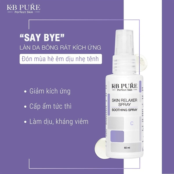 KB Pure - Skin Relaxer Spray 60ml - Phục Hồi - Dịu Da Khẩn Cấp - 63$