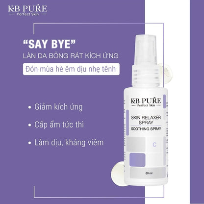 KB Pure - Skin Relaxer Spray 60ml - Phục Hồi - Dịu Da Khẩn Cấp - 63$