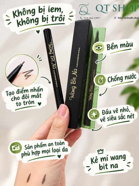 Kẻ Mắt Nước Eyeliner Wang Bi Na - Màu Đen