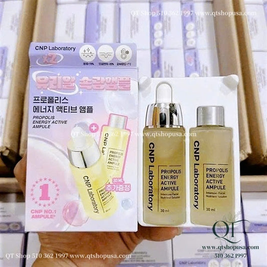 Set Serum Keo Ong CNP - Hộp màu Hồng - 30mlx2 - EXP 2028