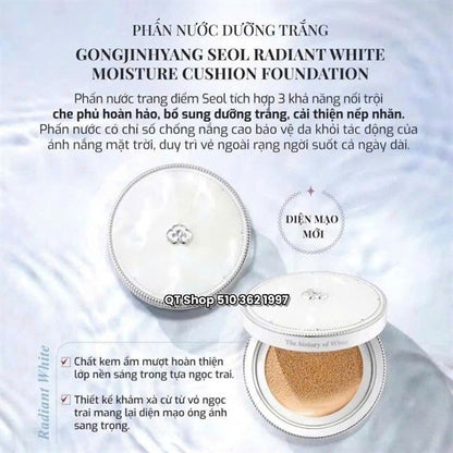 THE WHOO - Cushion Whoo Trắng - tone #23 - tặng 1 lõi - EXP 202801