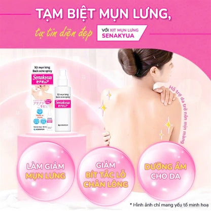 KOBAYASHI - Xịt Mụn Lưng Senacure Japan - 100ml - EXP 202806