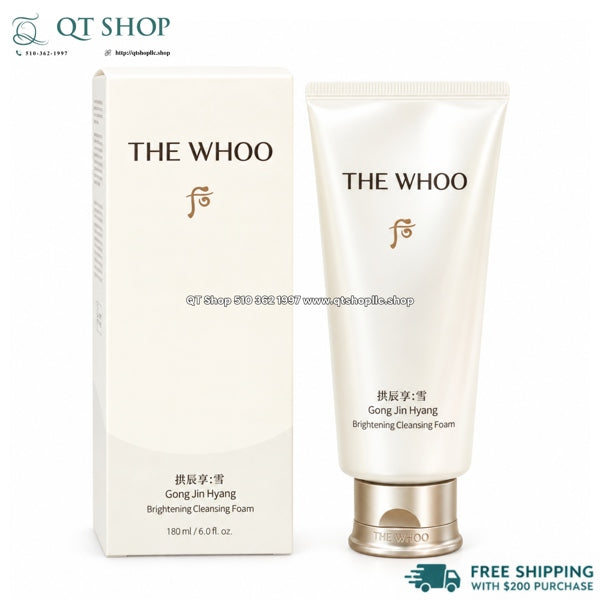 THE WHOO - Sữa Rửa Mặt SRM Whoo Trắng 180ml MỚI - EXP 202901