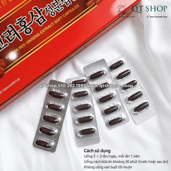 Viên Đạm Sâm Lộc Nhung Hươu - 120 viên - EXP 202804
