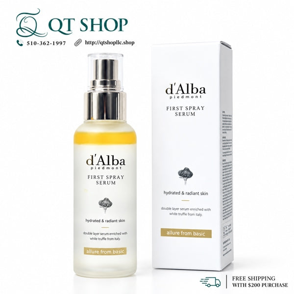 D'ALBA - Mist Xịt Khoáng Bơ First Spray Serum 100ml - Exp 2028.04