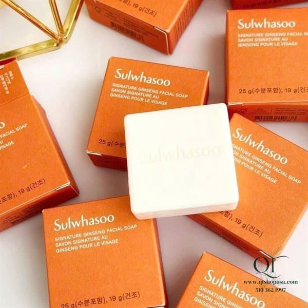 SULWHASOO - Xà Bông Cục Ginseng Facial Soap 25g - EXP 202702