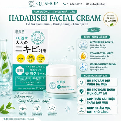 Kem Dưỡng Rau Má cho da Mụn Japan - 50g