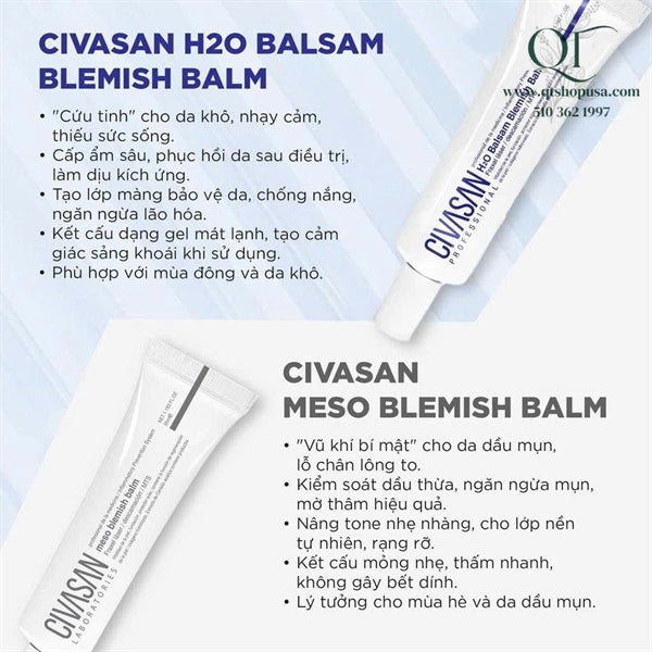 Civasan - Kem Dưỡng Phục Hồi Meso - Da Dầu- 35ml - EXP20271031