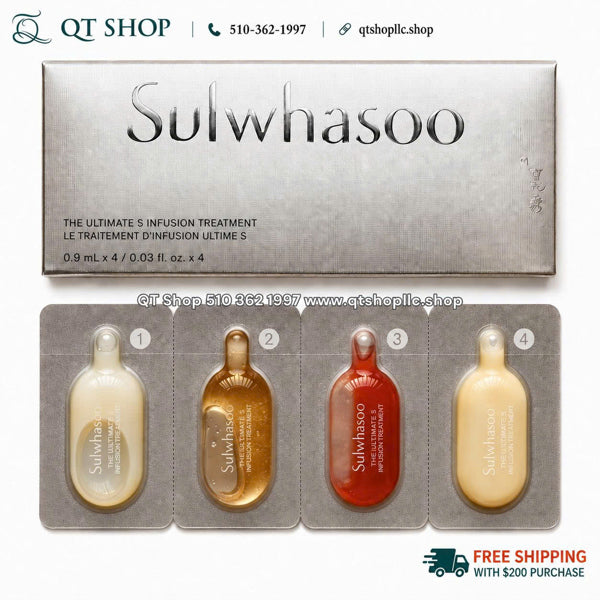 SULWHASOO - Sample Ampoule The Ultimate S Infusion Treatment - 4ea - EXP 202809