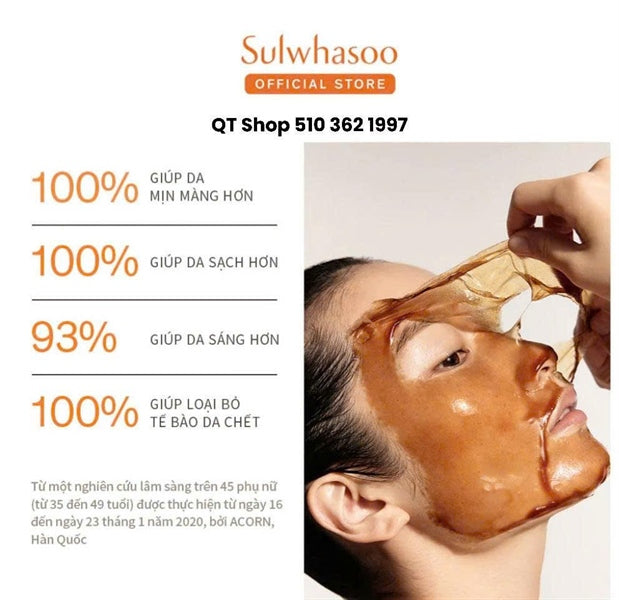 Set 3 Mask Sulwhasoo - Lột - Ngủ - TDC Bạch Sâm - EXP 202807