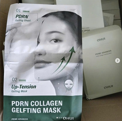 * OHUI - Mask Ohui Xanh Prime Advancer PDRN Collagen Gelfting - 4ea - EXP 20280330