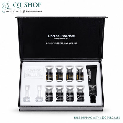 DOCLAB - Exollence Cell Inverse Exo Ampoule Kit - Tế Bào Gốc TBG Human - 4 ống tặng Kem 20g - EXP 20261120
