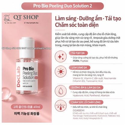 DOCLAB - Pro Bio Peeling Duo Solution - Baby Peel - tặng 1 KCN xanh - EXP 20281109