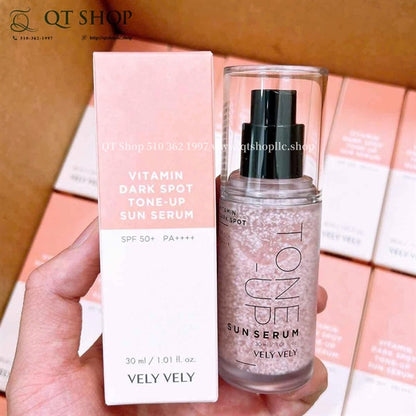 VELY VELY - Tinh Chất Chống Nắng Vitamin Dark Spot Tone-Up Sun Serum 30ml - EXP 202905
