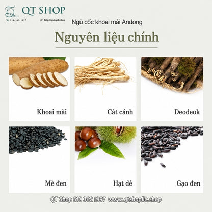 ANDONG - Ngũ Cốc Loại Ngon MỚI - Khoai mài Andong Yam Health Meal - 1.35kg - exp 202803
