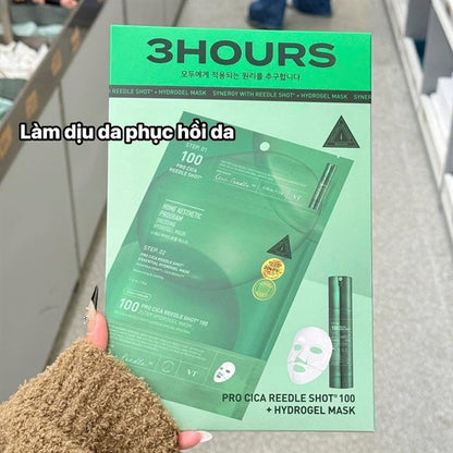 VT - Mặt Nạ Pro Cica Reedle Shot 100 2-Step Hydrogel Mask - XANH LÁ - EXP 202709