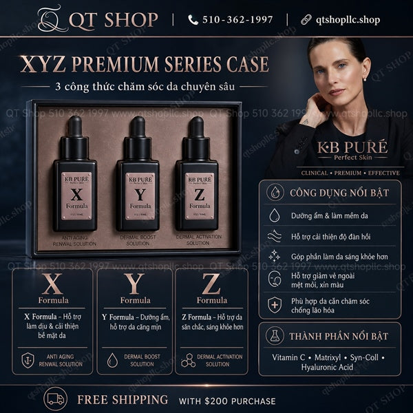 KB Pure - Set XYZ - Bước Tiến Mới Trong Trẻ Hóa Da - EXP 202707