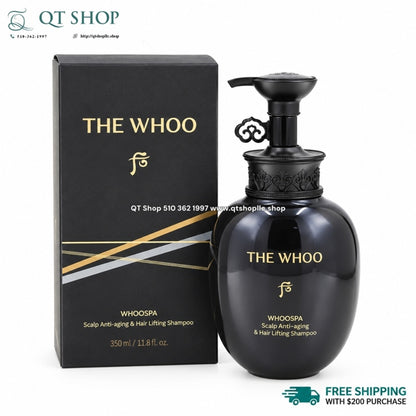 THE WHOO - Dầu gội Đông Y Whoospa Scalp Anti-Aging & Hair Lifing Shampoo - 350ml - EXP 202811
