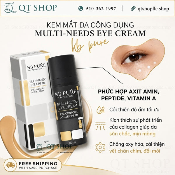 KB PURE - Kem Mắt Multi Needs Eye Cream - 103$ EXP 202810