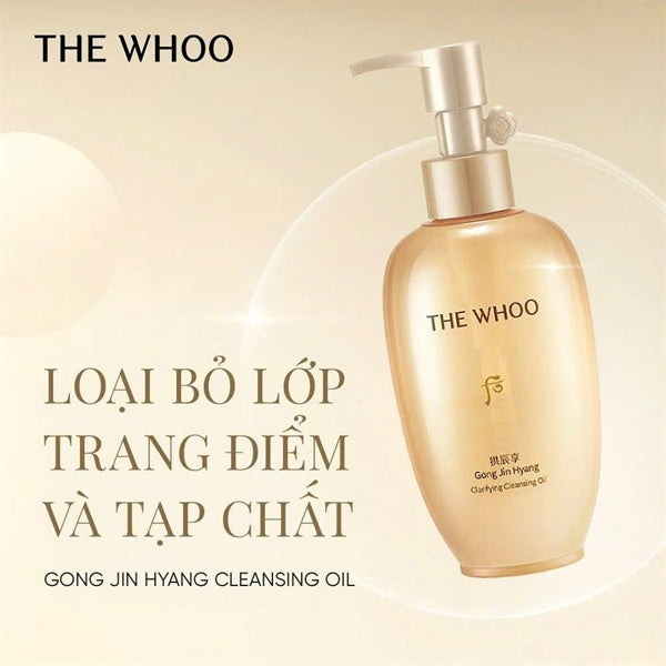THE WHOO - Dầu Tẩy Trang Whoo Vàng Clarifying Cleansing Oil - 200ml
