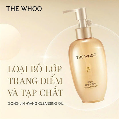 THE WHOO - Dầu Tẩy Trang Whoo Vàng Clarifying Cleansing Oil - 200ml