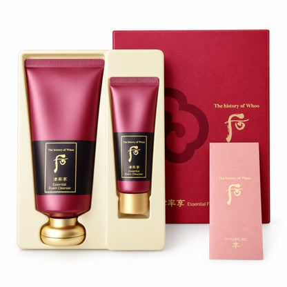 WHOO - SRM Sữa Rửa Mặt Whoo Đỏ - 180ml + 40ml - EXP 202902