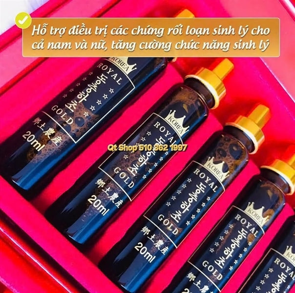 LIMIT 1 - Nước Đông Trùng Hạ Thảo DTHT Royal vegetable worms Gold- Set 20 ống Thủy Tinh
