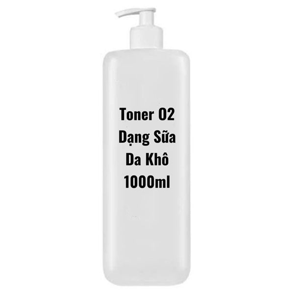 KO HỘP - O2 - Toner Nutrient - 1000ml - Dạng Sữa (Da khô) - EXP 202802 - 110$