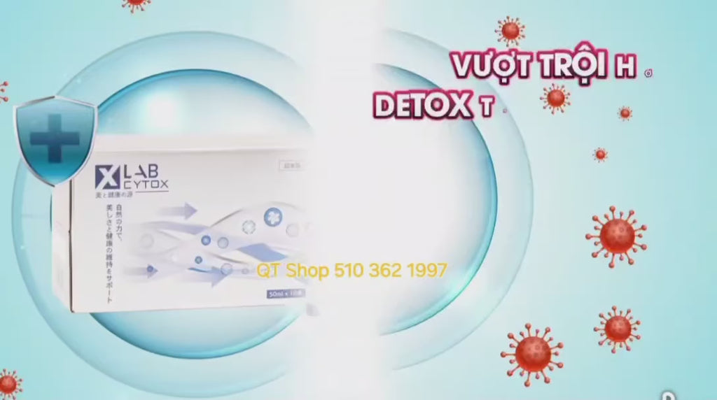 Xlab Cytox Nước Uống Thải Độc Tế Bào - Japan (Hộp 10 chai)