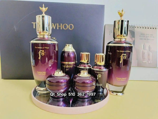 THE WHOO - Bộ Nước Hoa Hồng và Sữa Dưỡng Dưỡng Da Chống Lão Hóa Hwanyu Imperial Youth