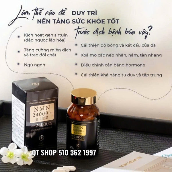 Viên Uống NMN 24000mg Tochukasou Kuu Medic Nhật Bản