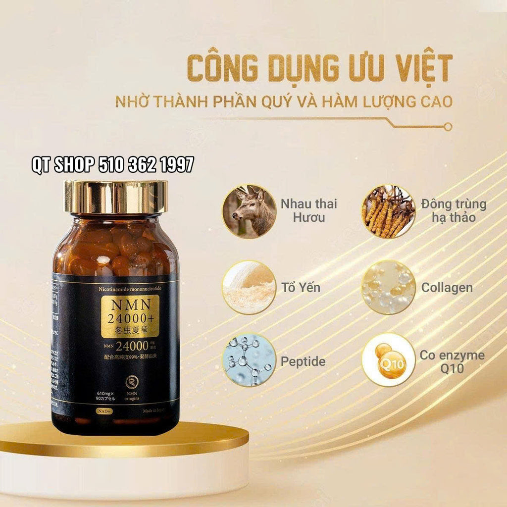 Viên Uống NMN 24000mg Tochukasou Nhật Bản