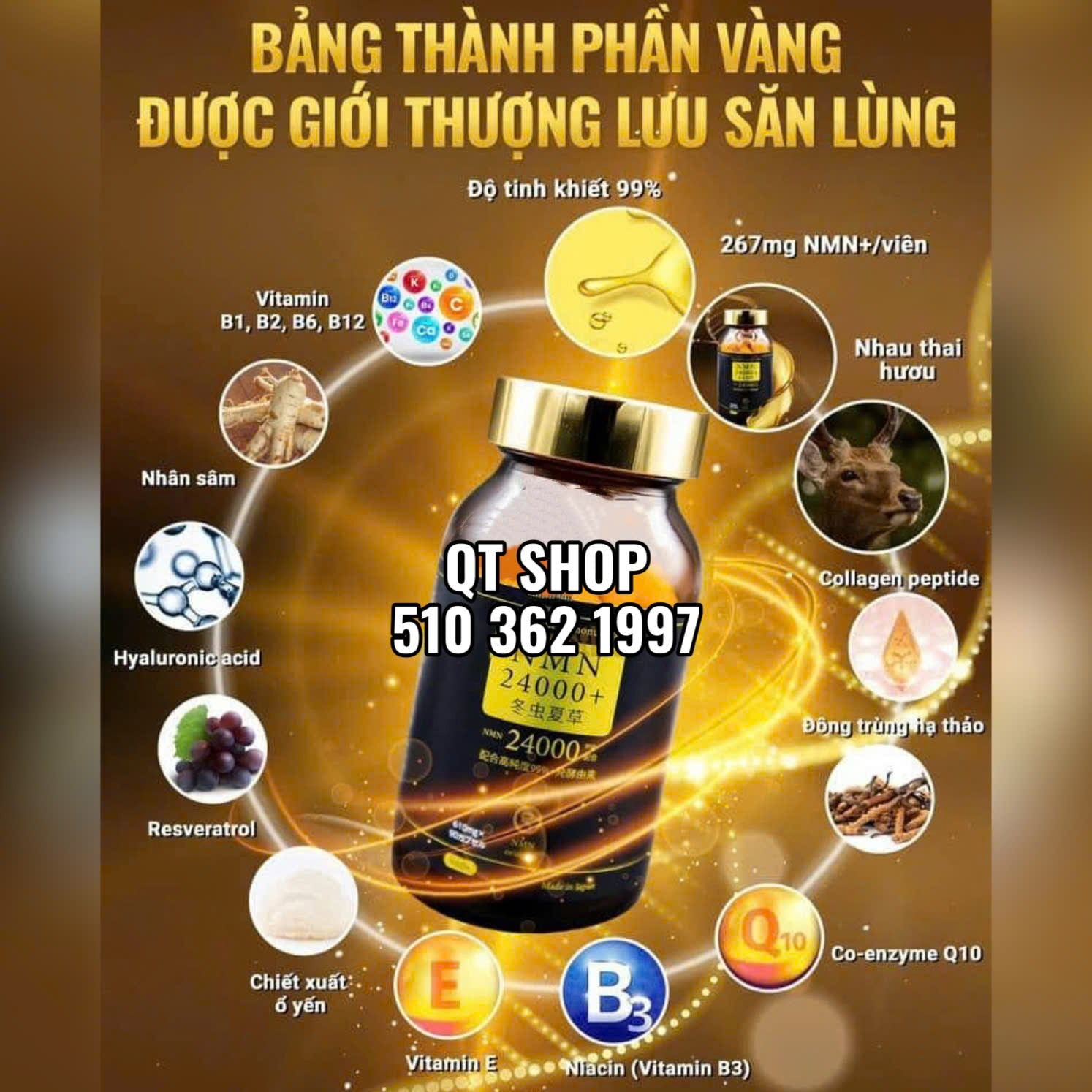 Viên Uống NMN 24000mg Tochukasou Nhật Bản