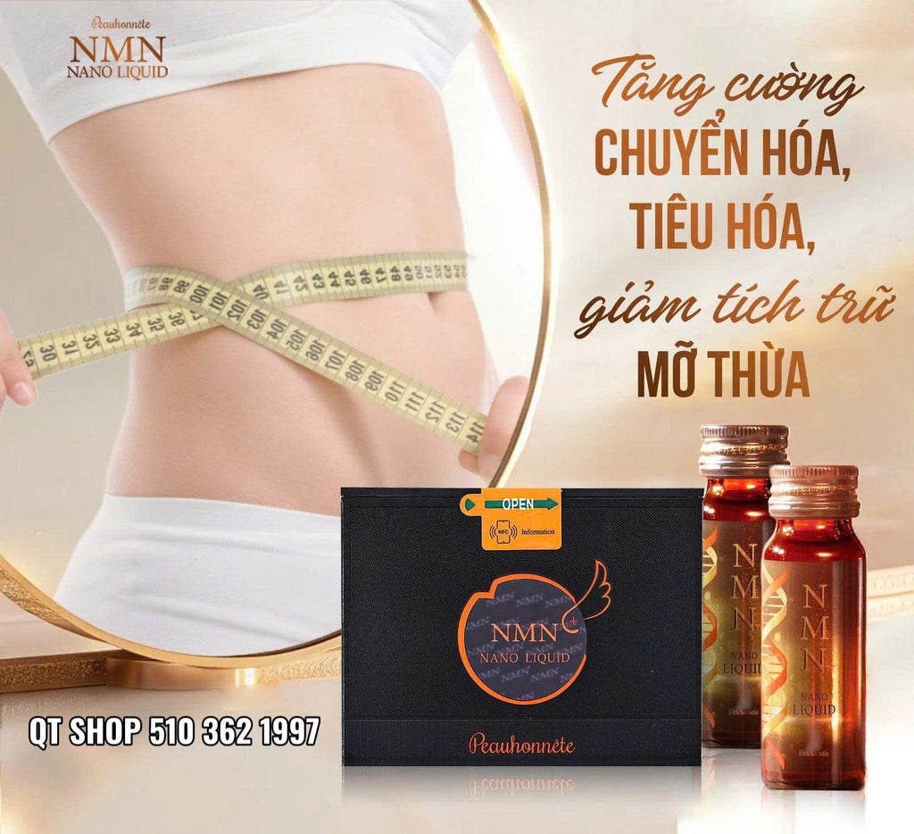 Nước uống NMN NANO Liquid 12000 - Japan - Hộp 12 chai