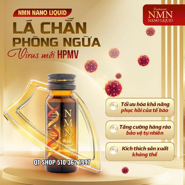 Nước Uống Trẻ Hóa Da Peauhonnete NMN+ NANO LIQUID 12000 Nhật Bản Japan - Hộp 12 chai
