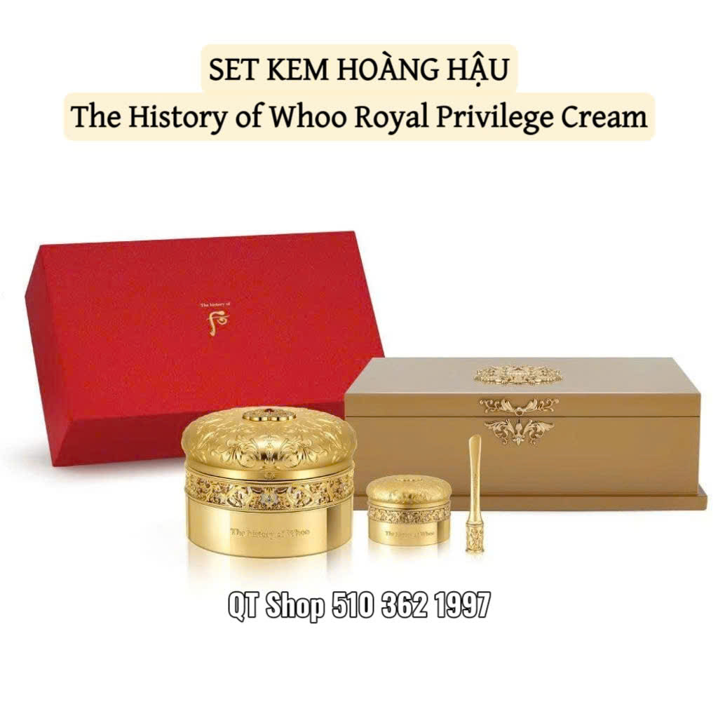 Set Kem Hoàng Hậu 2000$ - YE HEON BO ROYAL PRIVILEGE CREAM