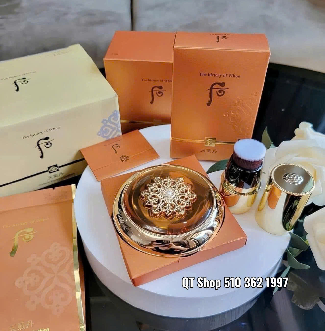 Phấn Cushion Hoa Hiên - Tông #21 - Tặng 1 Lõi - Cheongidan Essence Cushion SPF50+/PA+++