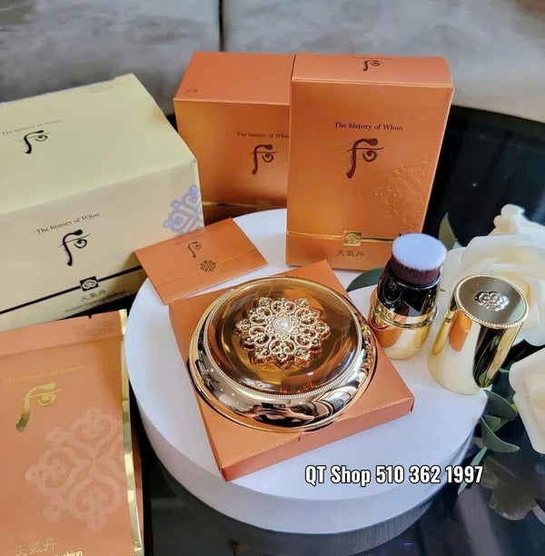 Phấn Cushion Hoa Hiên - Tông #21 - Tặng 1 Lõi - Cheongidan Essence Cushion SPF50+/PA+++