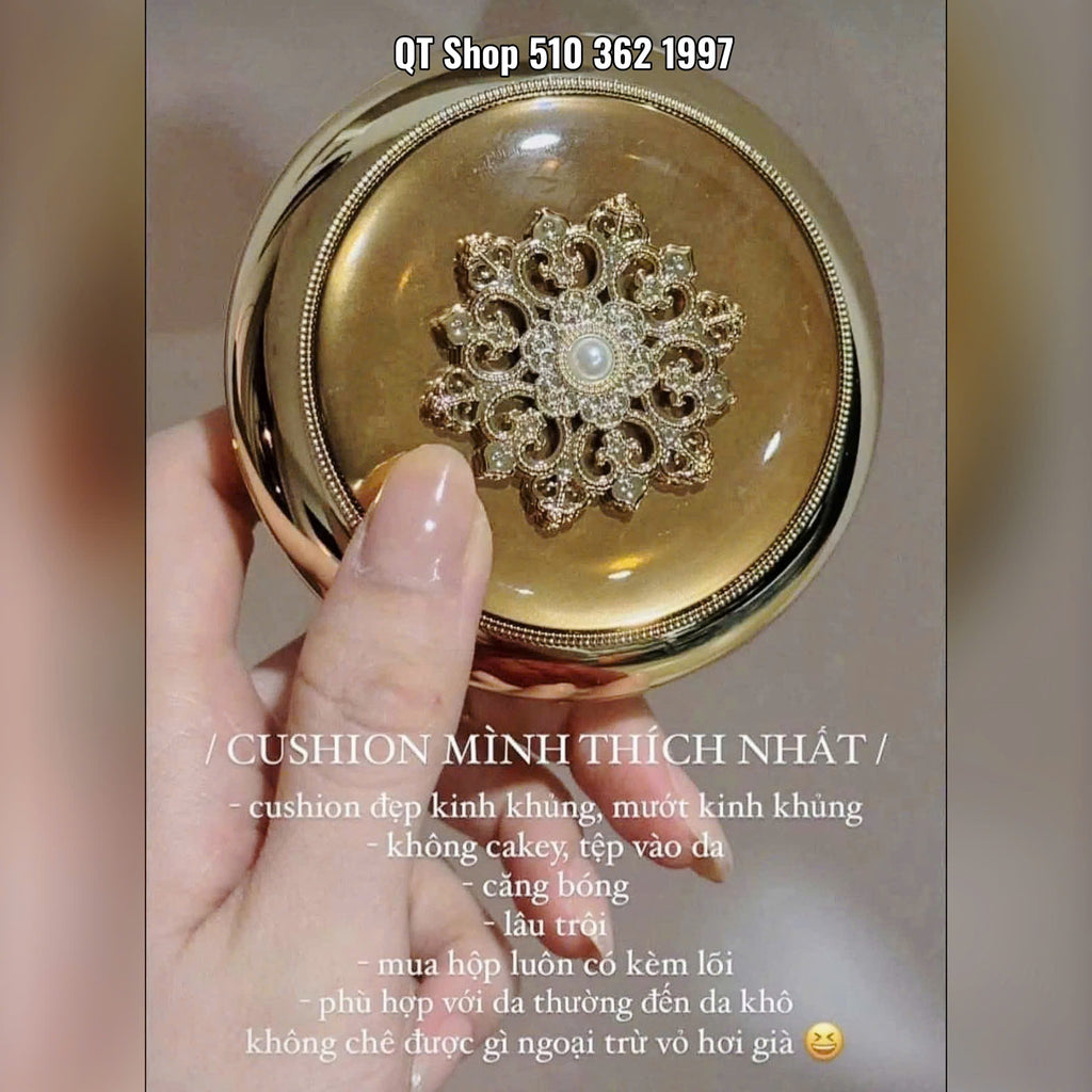 Phấn Cushion Hoa Hiên - Tông #21 - Tặng 1 Lõi - Cheongidan Essence Cushion SPF50+/PA+++