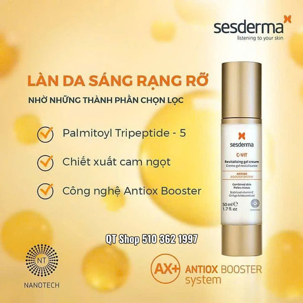 Sesderma Kem Gel C VIT Revitalizing Gel Cream
