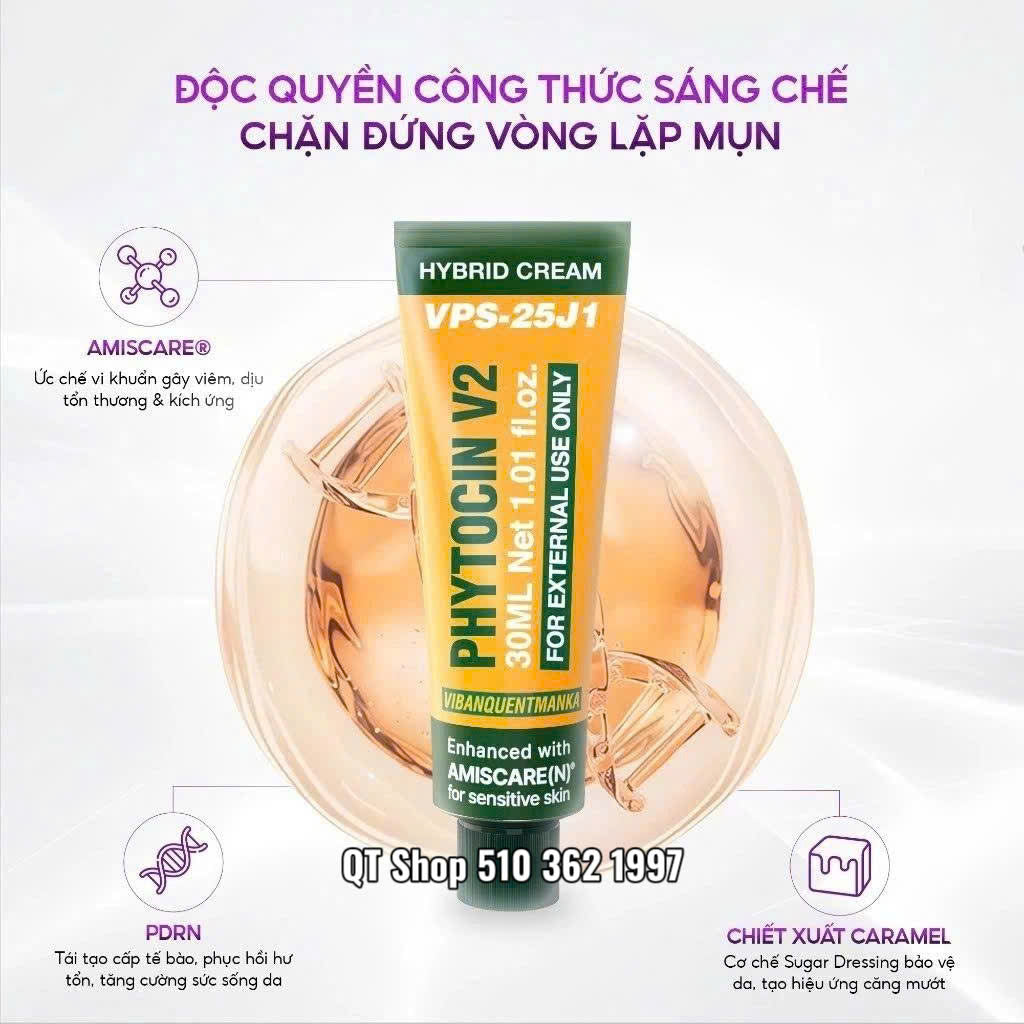 Kem Phục Hồi Phytocin V2 - 30ml