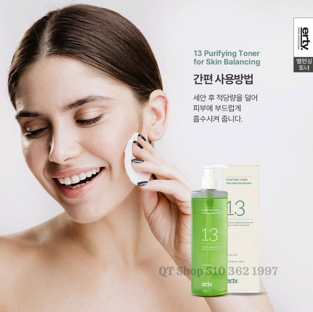 ERTY - 13 TONER - 480ml - EXP June 2026