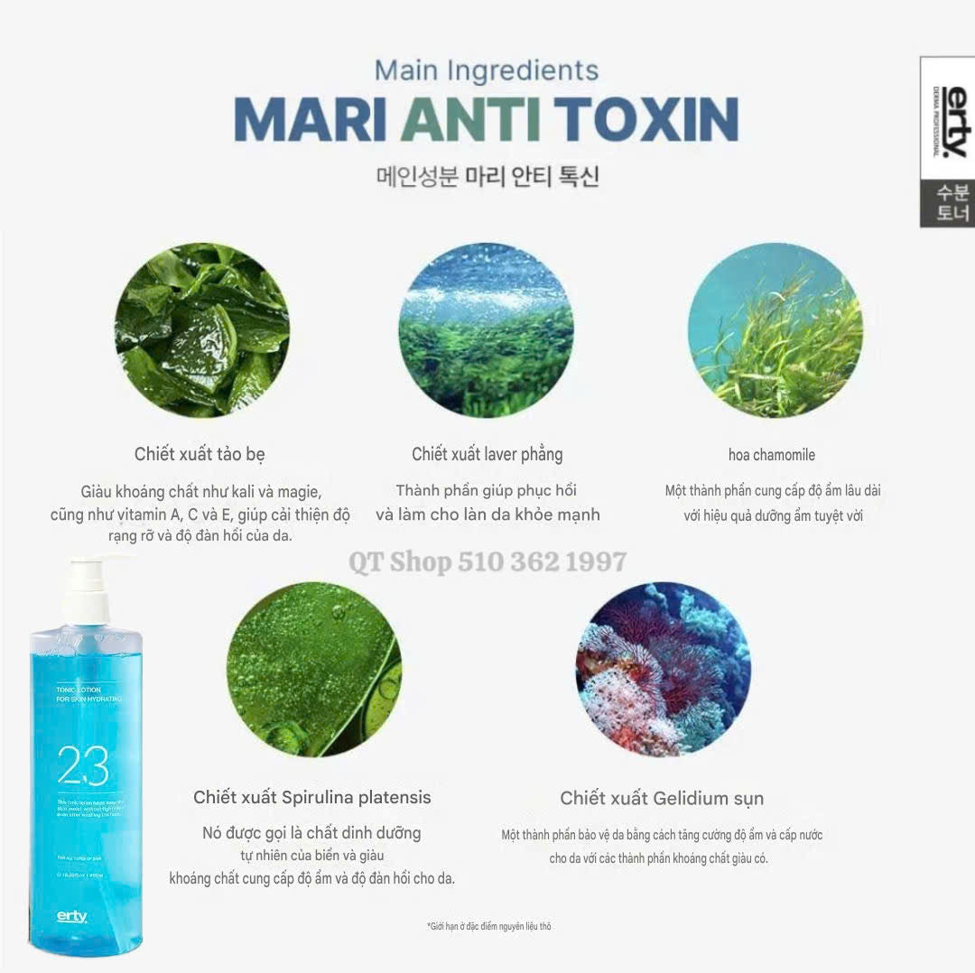 ERTY - 23 TONER - 480ml