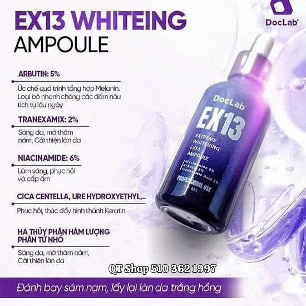 DocLab - EX13 Ampoule - Serum Trị Nám 50ml